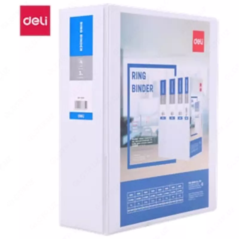 Hujjat papkasi "Deli" 4 halqali (Art.- 5621) Oq