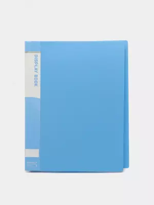 Папка для документов "Deli" с 40 прозрачными вкладышами (Арт.- 02132-EB) Голубая