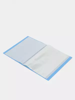 Папка для документов "Deli" с 40 прозрачными вкладышами (Арт.- 02132-EB) Голубая