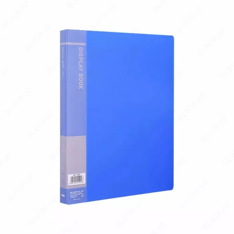 40 ta shaffof qoʻshimchali “Deli” hujjat papkasi (m.-72595) Koʻk