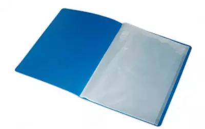 40 ta shaffof qoʻshimchali “Deli” hujjat papkasi (m.-72595) Koʻk