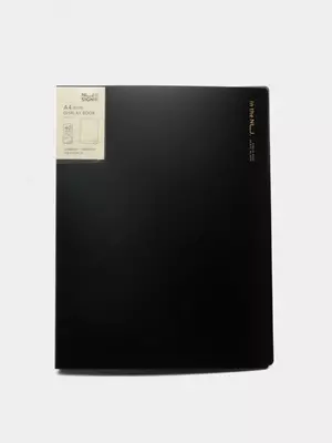 Папка для документов Deli "Nusign 191" с 40 прозрачными вкладышами (Арт.- 191-NS-bl) Черная