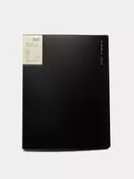 Папка для документов Deli "Nusign 191" с 40 прозрачными вкладышами (Арт.- 191-NS-bl) Черная