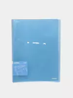 Папка для документов Deli "Aurora" с 40 прозрачными вкладышами (Арт.-02632-EB) Синяя