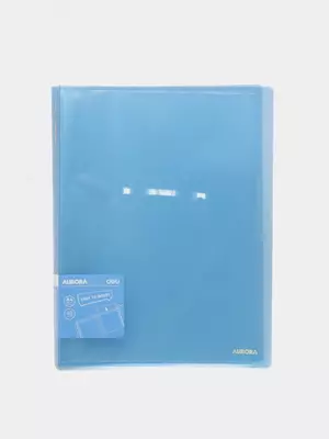 Папка для документов Deli "Aurora" с 40 прозрачными вкладышами (Арт.-02632-EB) Синяя