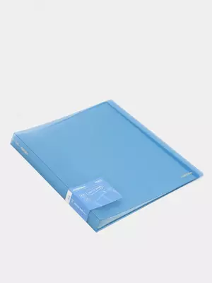 Папка для документов Deli "Aurora" с 40 прозрачными вкладышами (Арт.-02632-EB) Синяя