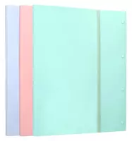 Папка для документов "Deli Macaron" с 40 прозрачными вкладышами (Арт.- 02912-EB) Ассортимент