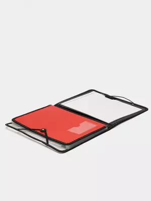 Папка- портфель "Deli" 6 отделений, блокнот, застежка резинка (Арт.- 5860)