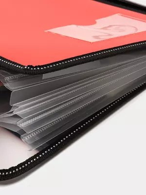 Папка- портфель "Deli" 6 отделений, блокнот, застежка резинка (Арт.- 5860)