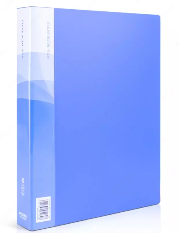 Папка для документов "Deli" с 60 прозрачными вкладышами (Арт.- 5260) Синяя