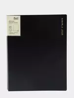 Папка для документов Deli "Nusign 192" с 60 прозрачными вкладышами (Арт.- 192-NS-bk) Черная