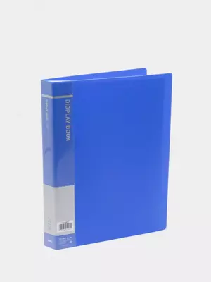 Папка для документов "Deli" с 60 прозрачными вкладышами (Арт.- 5005) Синяя