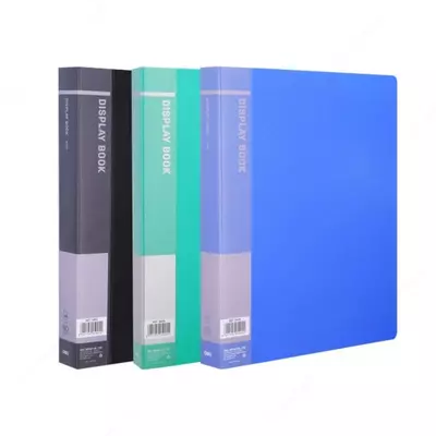 60 ta shaffof qoʻshimchali “Deli” hujjat papkasi (m.-5035) Assortiment