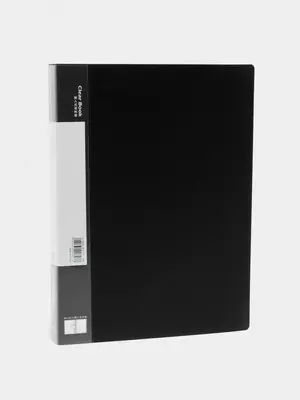 60 ta shaffof qoʻshimchali “Deli” hujjat papkasi (m.-5039) Qora