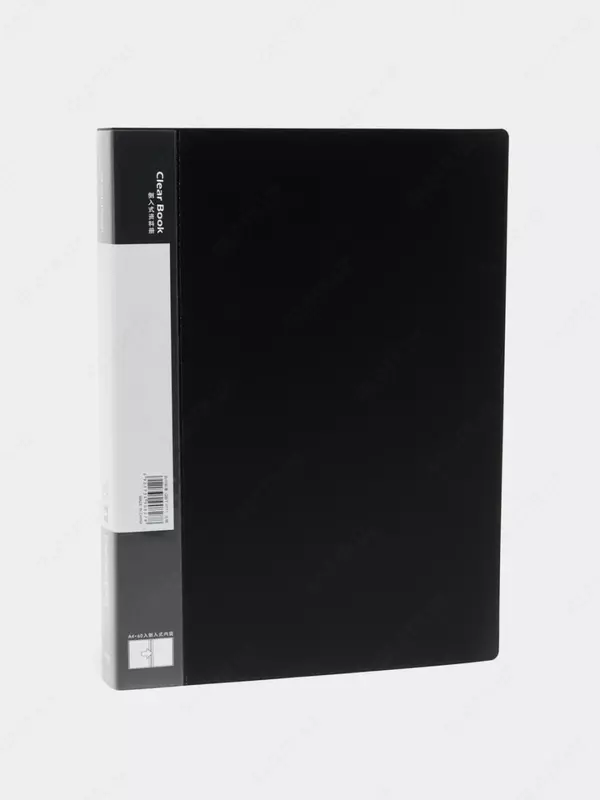 60 ta shaffof qoʻshimchali “Deli” hujjat papkasi (m.-5039) Qora