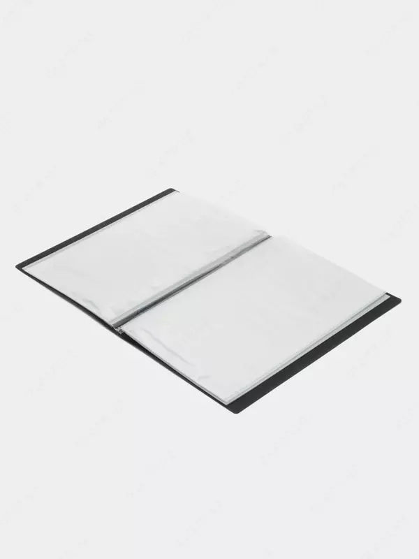 60 ta shaffof qoʻshimchali “Deli” hujjat papkasi (m.-5039) Qora