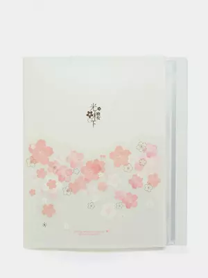 Папка для документов "Deli Sakura" с 60 прозрачными вкладышами (Арт.- 72644) Белая