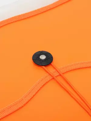 Deli "RIO" portfeli 7 bo'linmali, elastik mahkamlagich (38127-modda) Apelsin