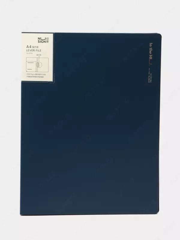 Hujjat papkasi Deli "Nusign" yon qisqichi (Art.- 181-NS-bl) Moviy