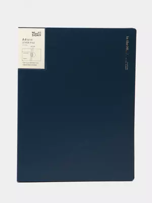 Hujjat papkasi Deli "Nusign" yon qisqichi (Art.- 181-NS-bl) Moviy