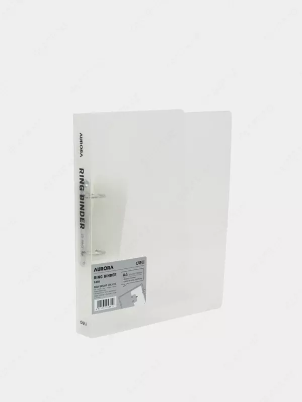 Папка для документов Deli "Aurora" с 2-мя кольцами (Арт.- 5381) Прозрачная