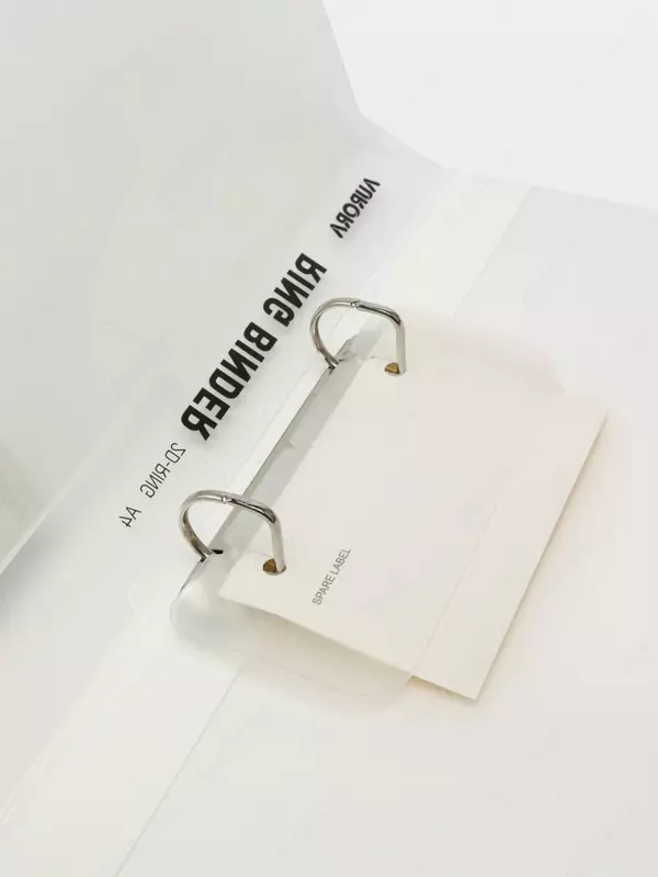 Папка для документов Deli "Aurora" с 2-мя кольцами (Арт.- 5381) Прозрачная