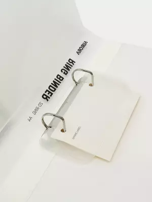 Hujjatlar papkasi Deli "Aurora" 2 halqali (Art.- 5381) Shaffof