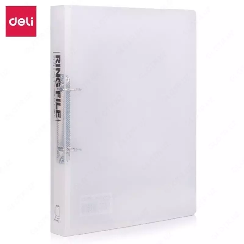 Папка для документов Deli "Aurora" с 2-мя кольцами (Арт.- 5381) Прозрачная