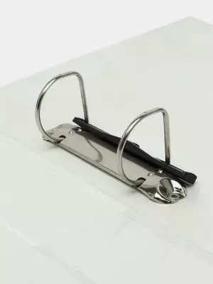 Папка для документов "Deli" с 2-мя кольцами (Арт.- 5613) Белая