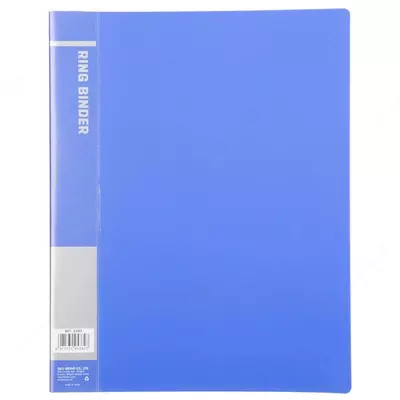 Папка для документов "Deli" с 2-мя кольцами (Арт.- 5382) Синяя