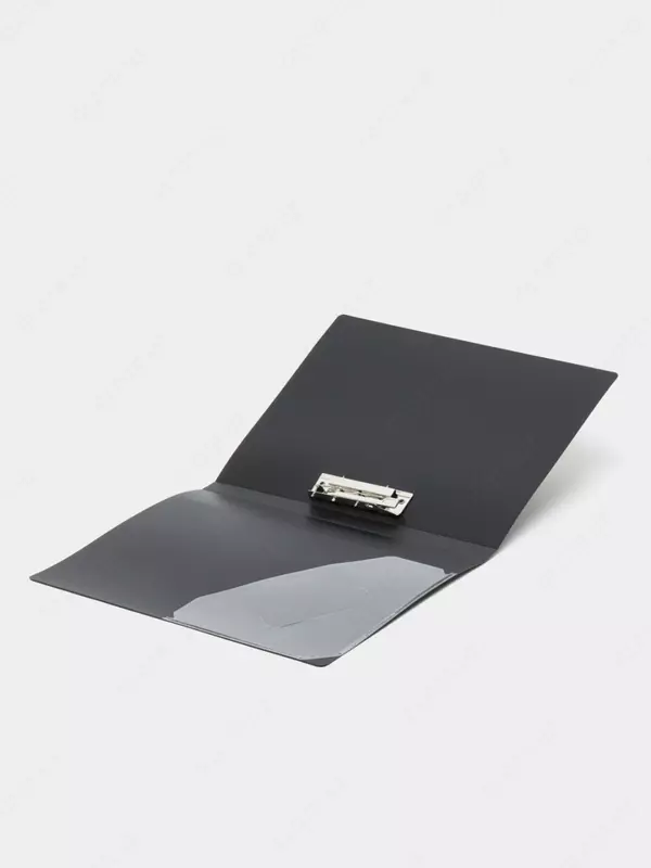 Папка для документов "Deli" боковой зажим (Арт.- 5301-bl) Черная