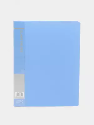 Папка для документов "Deli" боковой зажим (Арт.- 30032-EB) Голубая