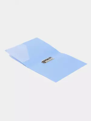 Папка для документов "Deli" боковой зажим (Арт.- 30032-EB) Голубая