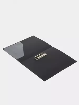 Папка для документов "Deli" боковой зажим (Арт.- 30022-EB) Черная