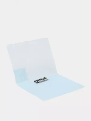 Папка для документов "Deli" боковой зажим (Арт.- 64515-bl) Голубая