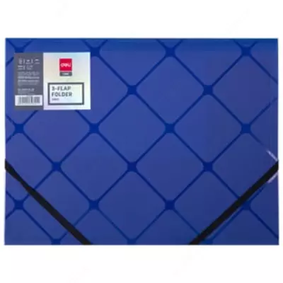 Папка для документов "Deli" 2 угловые резинки (Арт.- 39621) Ассортимент