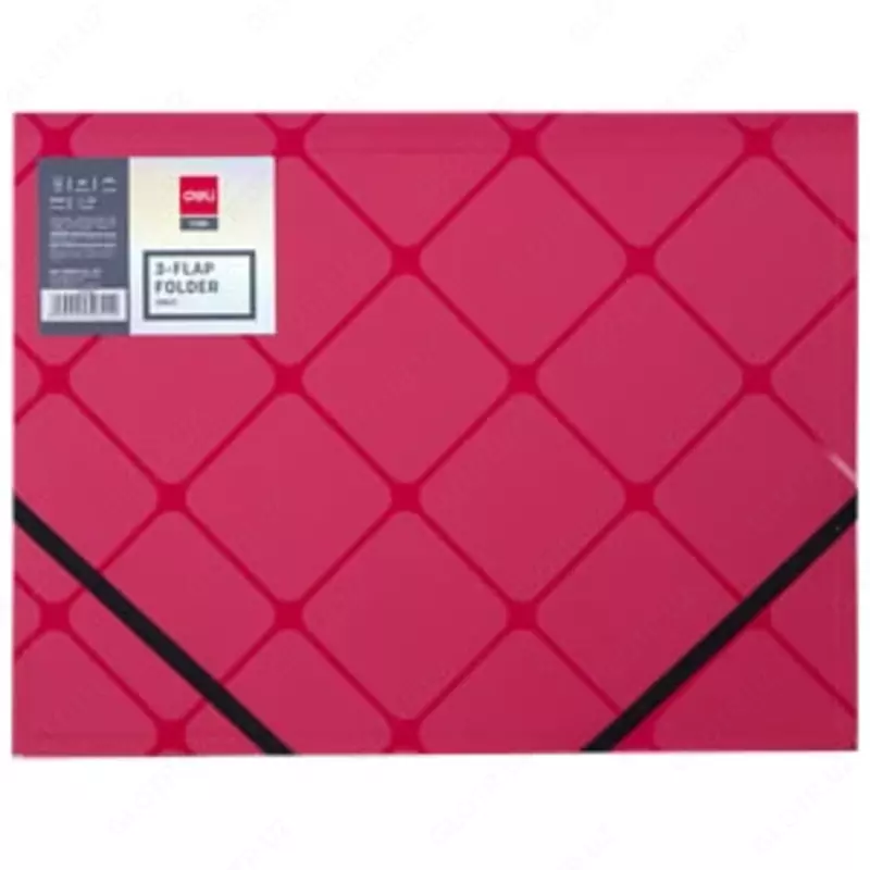 Папка для документов "Deli" 2 угловые резинки (Арт.- 39621) Ассортимент