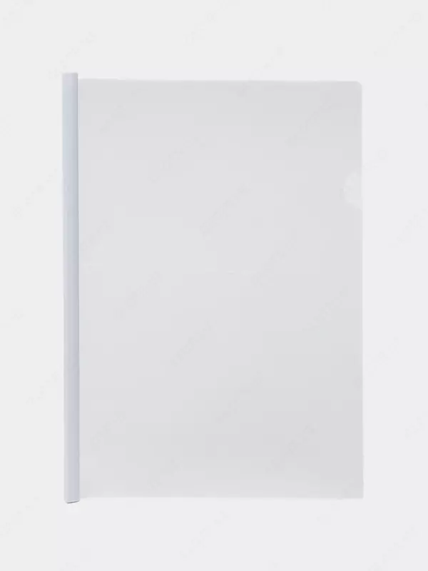 Папка для документов "Deli" с прижимной шиной, 5 шт. (Арт.- 5531) Прозрачная