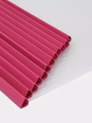 Папка для документов "Deli" с прижимной шиной, 12 шт. (Арт.- 30902-EF) Прозрачная