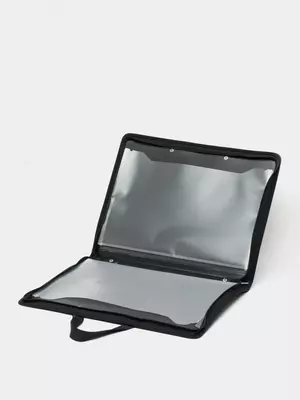 Папка художника с ручками "Deli" 440 х 350 мм (Арт.- 72706-bk) Черная