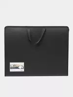 Папка художника с ручками "Deli" 590 х 460 мм (Арт.- 72705-bk) Черная