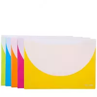 Папка-конверт на кнопке Deli "RIO" А4