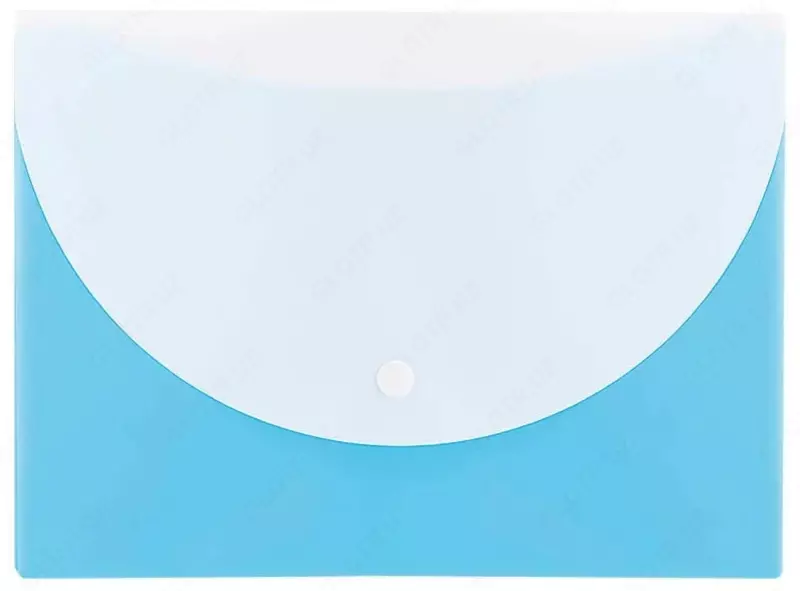 Папка-конверт на кнопке "Deli" А5, 2 отделения (Арт.- 38978) Ассортимент