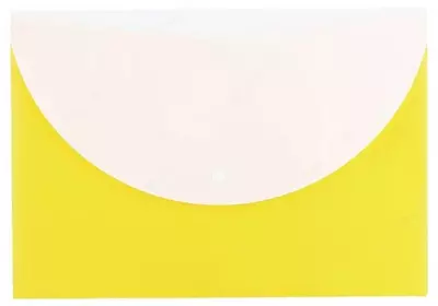 Папка-конверт на кнопке "Deli" А5, 2 отделения (Арт.- 38978) Ассортимент