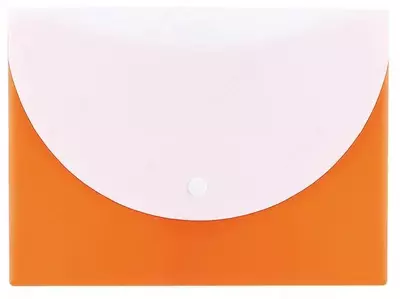 Папка-конверт на кнопке "Deli" А5, 2 отделения (Арт.- 38978) Ассортимент