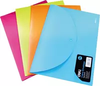 Папка-конверт на кнопке "Deli" А4