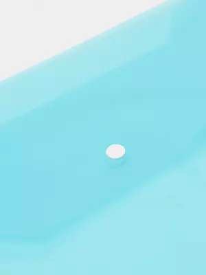 Папка-конверт на кнопке Deli "Aurora" А4, 1 отделение (Арт.- 10472-EF) Бирюзовая