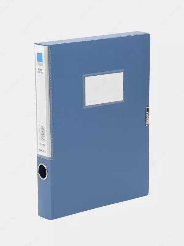 Папка-накопитель для документов "Deli" застежка-липучка (Арт.- 5682bl) Синяя