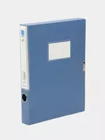 Папка-накопитель для документов "Deli" застежка-липучка (Арт.- 5682bl) Синяя