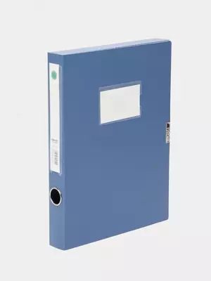 Папка-накопитель для документов "Deli" застежка-липучка (Арт.- 5622bl) Синяя